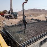 استارت بتن ریزی دال سمت کرمان
